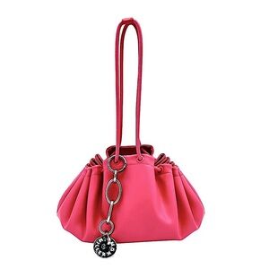 NWT Simon Miller Long Scrunch Drawstring Bag Dark Pink